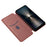 For Sony Xperia 1 VII Case Carbon Fiber Texture Drop-Proof PU Leather Phone Cover - Brown - 4