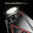 For iPhone 15 Pro Bumper Case Four Corner Airbag Kickstand Boardless A-Shape Metal Phone Cover - Black - 6