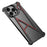 For iPhone 16 Pro Bumper Case Four Corner Airbag Kickstand Boardless A-Shape Metal Phone Cover - Black - 1