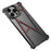 For iPhone 14 Pro Max Bumper Case Four Corner Airbag Kickstand Boardless A-Shape Metal Phone Cover - Black - 1