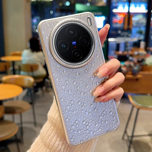 For vivo X200 Pro 5G Case Creative Raindrop Phone Back Cover - Grey - 1