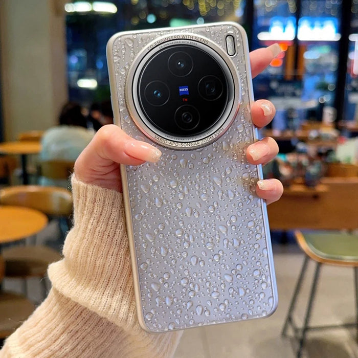 For vivo X200 Pro 5G Case Creative Raindrop Phone Back Cover - Grey - 2