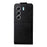 For TECNO Camon 40 4G Stand Case Magnetic Clasp Vertical Flip Leather Phone Cover with Card Holder - Black - 7