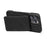 DENIOR D28 For iPhone 16 Pro Max Magnetic Case RFID Blocking Retro Leather Back Cover with Card Holder Kickstand - Black - 6