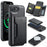 MAGKING K2 Series For iPhone 17e / 16e Case Compatible with MagSafe PC + TPU + PU Phone Cover - Black - 1
