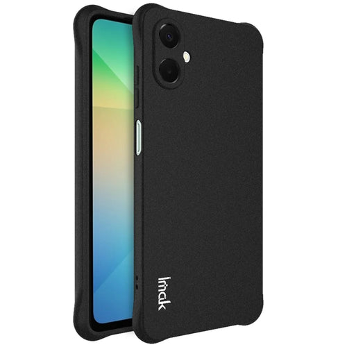 IMAK For Samsung Galaxy A06 5G Case TPU Phone Cover Airbag Shockproof Protection - Matte Black - 1