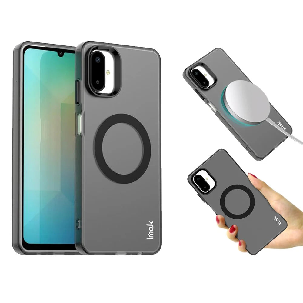 IMAK For Samsung Galaxy F06 5G  /  M06 5G Magnetic Case PC + TPU Protective Phone Back Cover - 4