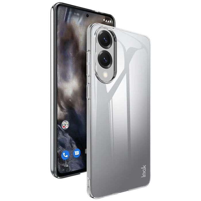 IMAK Crystal Case II Pro for Samsung Galaxy S25 Edge Case Clear PC Protective Phone Cover - 3