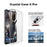 IMAK Crystal Case II Pro for Samsung Galaxy S25 Edge Case Clear PC Protective Phone Cover - 4