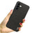 IMAK Ruiyi Series for Samsung Galaxy A56 5G Case Fabric Texture Leather+PC Phone Back Cover - Black - 4