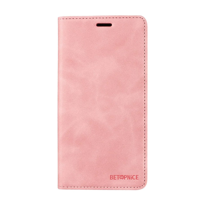 BETOPNICE For Samsung Galaxy A25e Case  Magnetic Closure RFID Blocking Wallet Stand Leather Phone Cover - Pink - 4