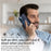 BETOPNICE For iPhone 12 Pro Max 6.7 inch Magnetic Case  RFID Blocking Leather Phone Back Cover with Detachable Card Bag - Blue - 7