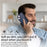 BETOPNICE For iPhone 14 Plus Magnetic Case  RFID Blocking Leather Phone Back Cover with Detachable Card Bag - Blue - 7