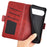 For Google Pixel 10 Pro XL Case Calf Texture Leather Wallet Phone Cover - Red - 4