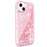 For iPhone 15 Plus Case Shockproof Detachable 2 In 1 TPU + PC Quicksand Phone Cover - Pink - 2