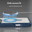 For iPhone 16 Pro Magnetic Case Translucent Detachable 2 in 1 TPU + PC Shockproof Phone Cover - Dark Blue - 2