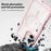 For iPhone 16 Plus Magnetic Case Translucent Detachable 2 in 1 TPU + PC Shockproof Phone Cover - Pink - 3