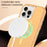 For iPhone 16 Pro Max Case Compatible with MagSafe Shockproof TPU + PC Phone Back Cover - Transparent Gold - 2