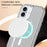 For iPhone 16 Plus Case Compatible with MagSafe Shockproof TPU + PC Phone Back Cover - Transparent Grey - 3