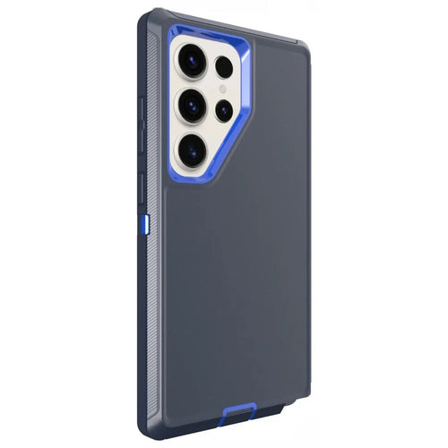 For Samsung Galaxy S25 Ultra Case 3 in 1 Detachable Shockproof Anti Slip TPU + PC Phone Back Cover - Dark Blue  /  Sapphire - 1
