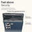 SULADA For Samsung Galaxy Z Fold5 5G Magnetic Case Shockproof Hard PC Phone Back Cover - Moonrise Blue - 3