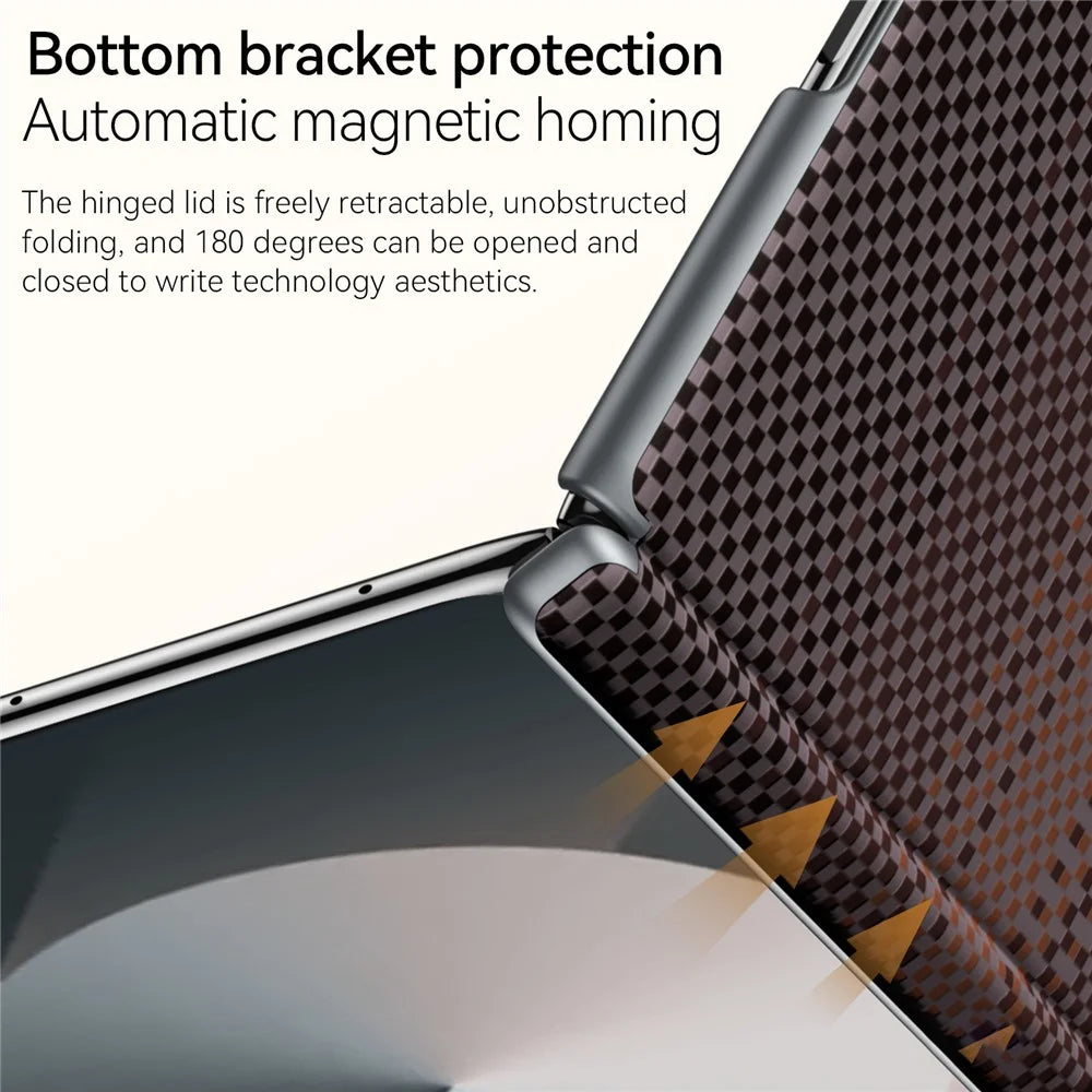 SULADA For Samsung Galaxy Z Fold5 5G Magnetic Case Shockproof Hard PC Phone Back Cover - Moonrise Blue - 5