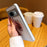For Google Pixel 8 Magnetic Case Rotating Kickstand Gear Stress Relief Leather Phone Back Cover - White - 6