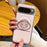 For Google Pixel 9 / Pixel 9 Pro Magnetic Case Rotating Kickstand Gear Stress Relief Leather Phone Back Cover - Pink - 3