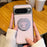 For Google Pixel 9 / Pixel 9 Pro Magnetic Case Rotating Kickstand Gear Stress Relief Leather Phone Back Cover - Pink - 6