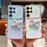 For Samsung Galaxy S24 Ultra Case Wave Edge Bow Decorated Soft TPU Phone Back Cover with Heart Pattern - Blue - 4