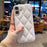 For iPhone 16 Case Creative Chic Gourd Texture Leather + TPU Phone Cover - White - 1