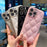 For iPhone 16 Pro Case Creative Chic Gourd Texture Leather + TPU Phone Cover - Pink - 6