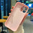 For iPhone 16 Pro Max Case Creative Chic Gourd Texture Leather + TPU Phone Cover - Pink - 5