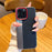 For iPhone 16 Pro Case Camera-Style Carbon Fiber Texture Leather + PC Phone Cover - 3