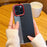 For iPhone 16 Pro Case Camera-Style Carbon Fiber Texture Leather + PC Phone Cover - 5