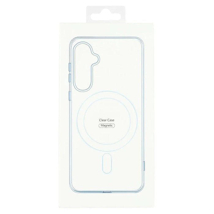 For Samsung Galaxy S24 FE Magnetic Case TPU + Acrylic Clear Phone Cover - 5