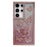 For Samsung Galaxy S25 Ultra Case Rhinestone Butterfly Decor TPU Phone Back Cover - Pink - 1