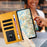 For Samsung Galaxy A36 5G Leather Case Daisy Imprint Wallet Stand Phone Protective Cover - Yellow - 4