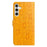 For Samsung Galaxy A36 5G Leather Case Daisy Imprint Wallet Stand Phone Protective Cover - Yellow - 6