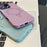 For iPhone 15 Pro Max Magnetic Case TPU + PC Rhombus Kickstand Phone Back Cover - Blue - 3