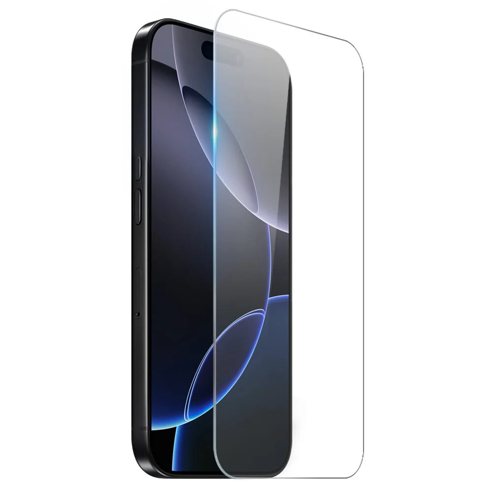 NORTHJO For iPhone 16 Pro Max Clear Phone Case Four Corner Shockproof TPU Cover with Tempered Glass - 3
