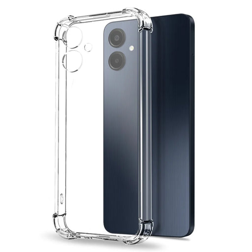 NORTHJO For Samsung Galaxy A06 4G  /  5G Clear Phone Case Four Corner Shockproof TPU Cover with Tempered Glass - 2