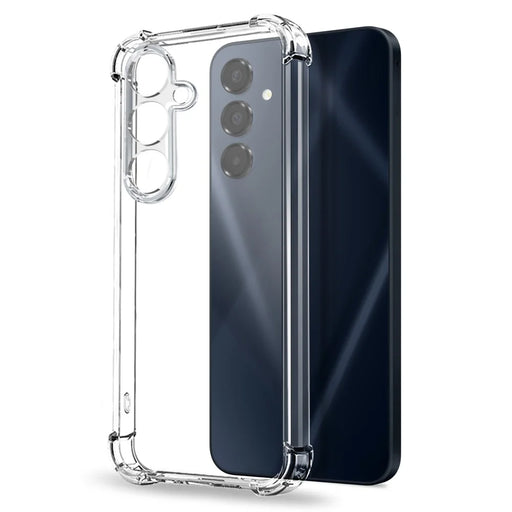 NORTHJO For Samsung Galaxy A16 4G  /  5G Clear Phone Case Four Corner Shockproof TPU Cover with Tempered Glass - 2