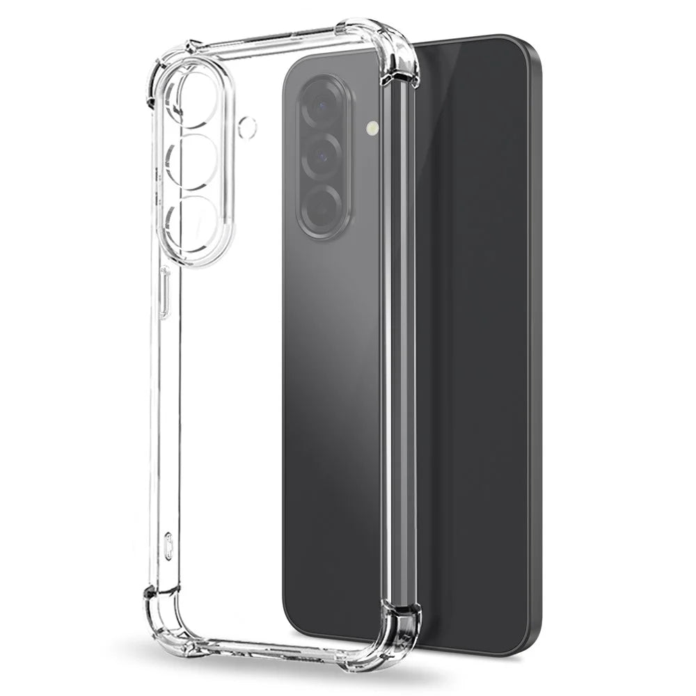 NORTHJO For Samsung Galaxy A36 5G Clear Phone Case Four Corner Shockproof TPU Cover with Tempered Glass - 2