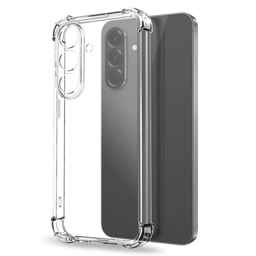 NORTHJO For Samsung Galaxy A56 5G Clear Phone Case Four Corner Shockproof TPU Cover with Tempered Glass - 2