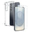 NORTHJO For Samsung Galaxy S25+ Clear Case Shockproof TPU Cover with Tempered Glass Support Fingerprint Unlock - 1