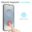 NORTHJO For Samsung Galaxy S25+ Clear Case Shockproof TPU Cover with Tempered Glass Support Fingerprint Unlock - 4