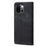 For OnePlus 13T 5G Case Jeans Cloth Texture Anti-Scratch Leather Stand Phone Cover - Black - 6