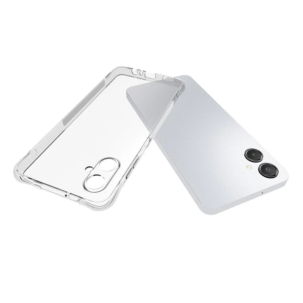 WANLONFENG For Samsung Galaxy A06 5G TPU Case  WL2 Series 2.0mm Phone Cover with 2Pcs Tempered Glass Films - Transparent - 3