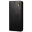 For Realme 14 5G Case Crazy Horse Texture Waxy Leather Wallet Stand Phone Cover - Black - 6